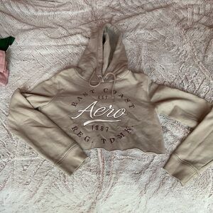 Aeropostale Tan Hoodie Jacket